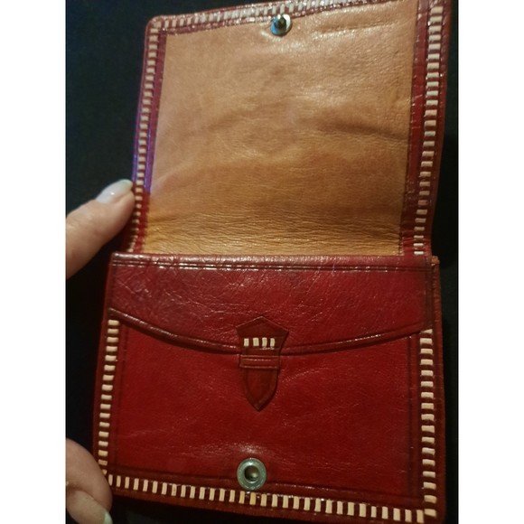 Moroccan Wallet and Bi-Fold Coin Purse Leather - Picture 7 of 8